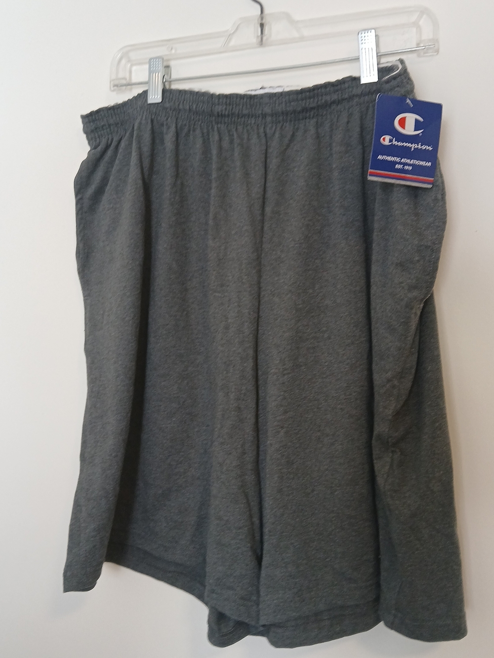 New Champion Gray Mens Athletic Shorts 2xl